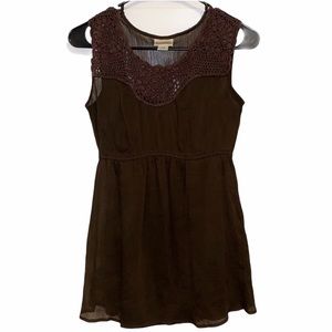 🍀Motherhood Maternity size M brown sleeveless top